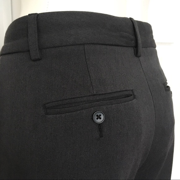 EXPRESS charcoal gray Editor flared trousers 2 - Picture 3 of 9